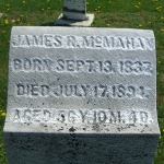 James R. McMahan's gravestone