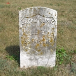 Jacob Rusie's gravestone