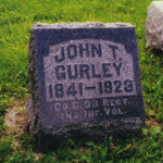 John T. Gurley's gravestone