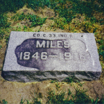 Miles Matthews' gravestone