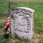 Perry J. Cunningham's gravestone