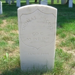 Thomas J. Scott's gravestone