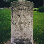 William Harrell's gravestone