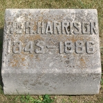 Wm. H.H. Carlisle's gravestone (personal)