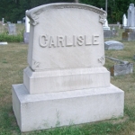 Wm. H.H. Carlisle's gravestone (family)