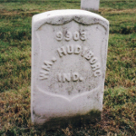 William Hudiborg's gravestone