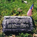 William J. Knox's gravestone