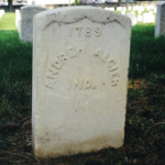Andrew Algiers' gravestone