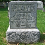 Arthur W. Floyd's gravestone