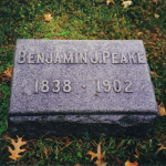 Benjamin J. Peake's gravestone