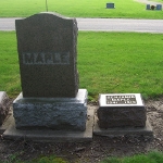 Benjamin Maple's gravestone