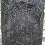 Byron E. Moore's gravestone