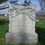 Berry R. Whiccar's gravestone