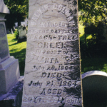 Calvin Coleman's gravestone