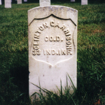 Clinton Garrison's gravestone