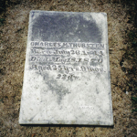 Charles M. Thurston's gravestone