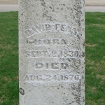 David Fenn's gravestone