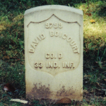 David Boicourt's gravestone
