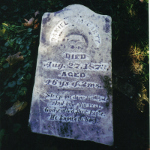 Daniel McCarty's gravestone