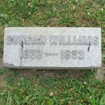 Duncan Williams' gravestone