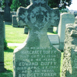 Edward Duffy's gravestone