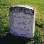 George W. Cookson's gravestone