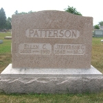 Jefferson C. Patterson's gravestone