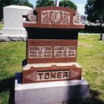 James E. Toner's gravestone