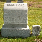 James H. Crawford's gravestone