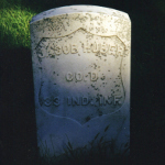 Jacob Huber's gravestone