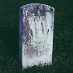 Jasper Kelly's gravestone