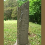 James Ooley's gravestone