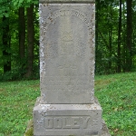 James Ooley's gravestone