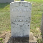 Patrick O'Rourke's gravestone (front)