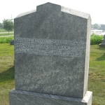 Patrick O'Rourke's gravestone (rear)