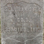 Seneca Bannister's gravestone