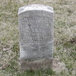 Seneca Bannister's gravestone