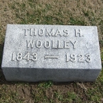 Thomas H. Wooley's gravestone