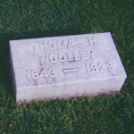 Thomas H. Wooley's gravestone