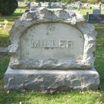 William H.H. Miller's gravestone