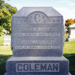 William M. Coleman's gravestone