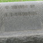 Charles H. Pickering's gravestone