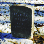 Caldwell Majors' gravestone