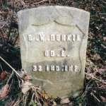 David W. Dunkin's gravestone