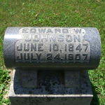 Edward W. Johnson's gravestone