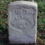 Gustavus A. Miller's gravestone