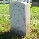 Hezakiah H. Lyon's gravestone