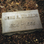 John A. Wilkens' gravestone