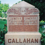 James B. Callahan's gravestone