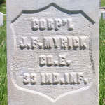 John F. Myrick's gravestone